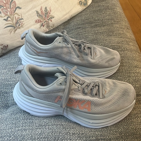 Hooka Bondi 8 Sneakers Trail Running GRAY Size 10.5 - Picture 4 of 9